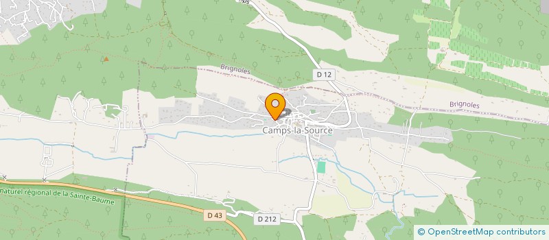 localisation de l'entreprise MADAME LAURENCE GAMERRE  CAMPS-LA-SOURCE