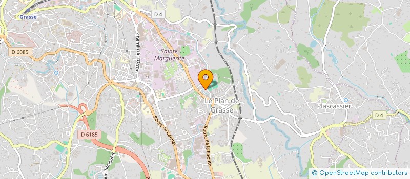 localisation de l'entreprise MADAME LAURENCE GAMET  GRASSE