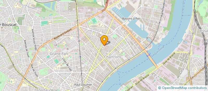 localisation de l'entreprise MADAME LAURENCE GARCIA  BORDEAUX