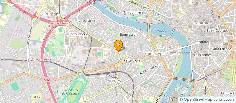 localisation de l'entreprise MADAME LAURENCE GARNAUD  TOULOUSE