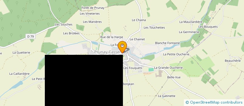 localisation de l'entreprise MADAME LAURENCE GAST  PRUNAY-CASSEREAU
