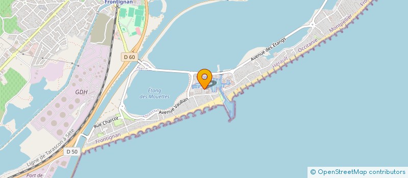 localisation de l'entreprise MADAME LAURENCE GAUDIMIER à FRONTIGNAN