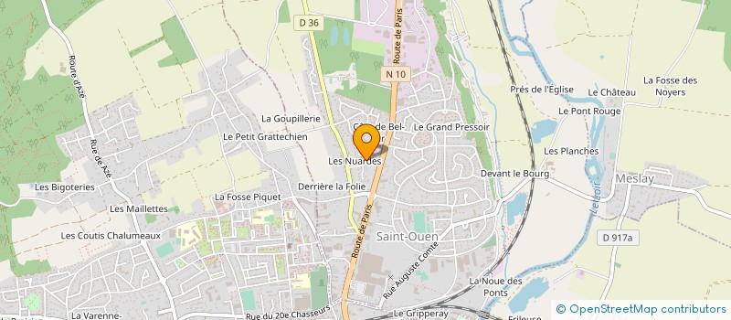 localisation de l'entreprise MADAME LAURENCE GAUDIN  SAINT-OUEN