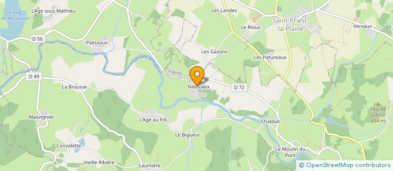 localisation de l'entreprise MADAME LAURENCE GAUMARD à LE GRAND-BOURG