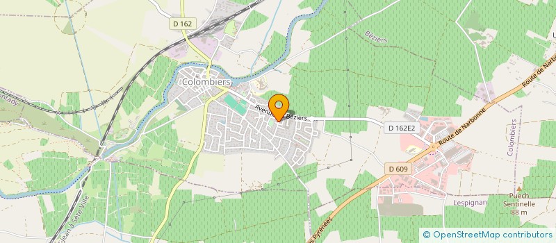 localisation de l'entreprise MADAME LAURENCE GAUTHIER à COLOMBIERS