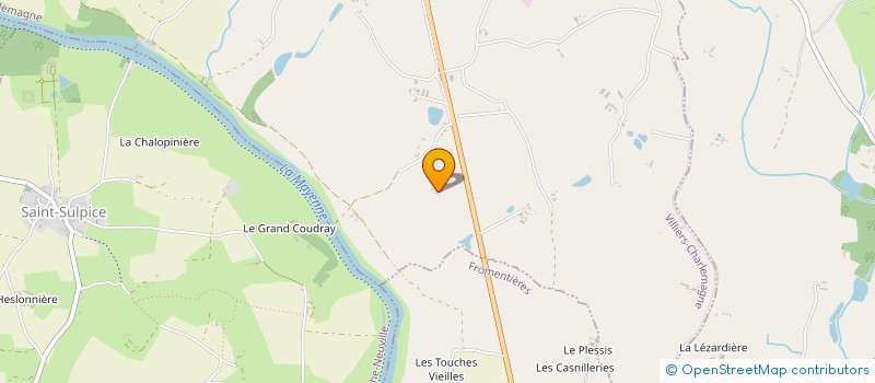 localisation de l'entreprise MADAME LAURENCE GAUTHIER  VILLIERS-CHARLEMAGNE