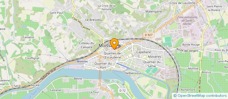 localisation de l'entreprise MADAME LAURENCE GAUTIER à MOISSAC