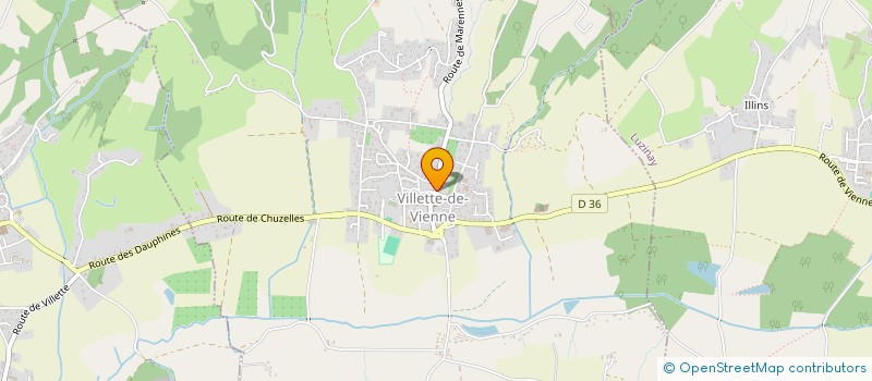 localisation de l'entreprise MADAME LAURENCE GEHIN  VILLETTE-DE-VIENNE