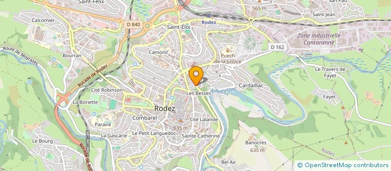 localisation de l'entreprise MADAME LAURENCE GENIEYS  RODEZ