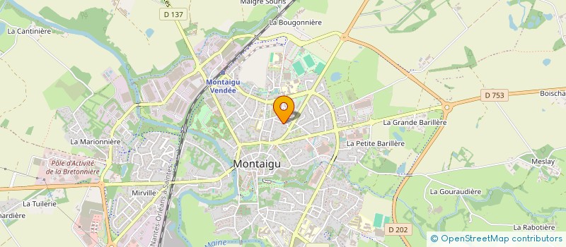 localisation de l'entreprise MADAME LAURENCE GEORGELIN à MONTAIGU-VENDEE