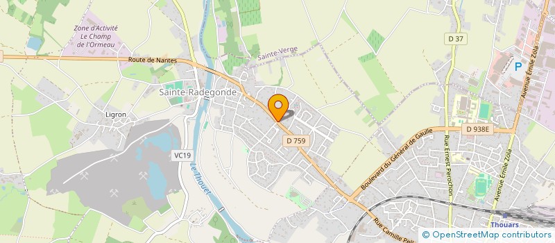 localisation de l'entreprise MADAME LAURENCE GERARD  THOUARS