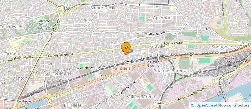 localisation de l'entreprise MADAME LAURENCE GERMAIN  LE HAVRE