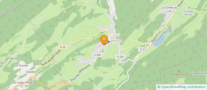 localisation de l'entreprise MADAME LAURENCE GINDRE à SEPTMONCEL LES MOLUNES