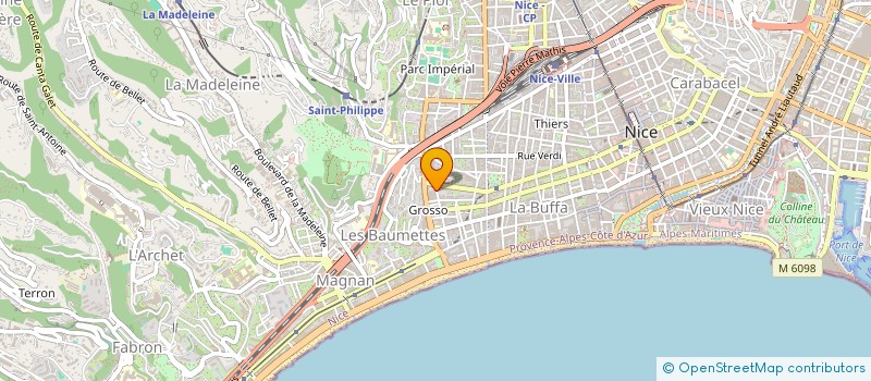 localisation de l'entreprise MADAME LAURENCE GINESTET à NICE