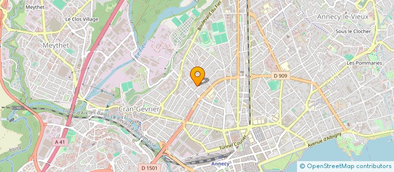 localisation de l'entreprise MADAME LAURENCE GIRARD à ANNECY