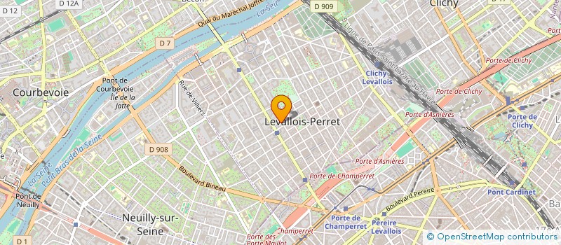 localisation de l'entreprise MADAME LAURENCE GIRAUD à LEVALLOIS-PERRET