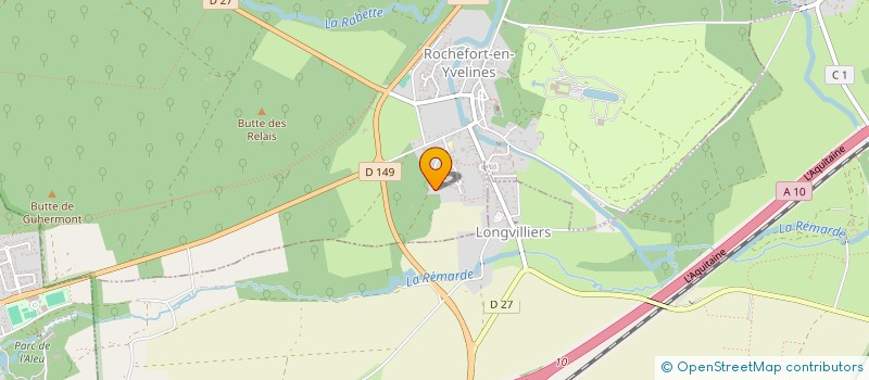 localisation de l'entreprise MADAME LAURENCE GLAVIER  ROCHEFORT-EN-YVELINES