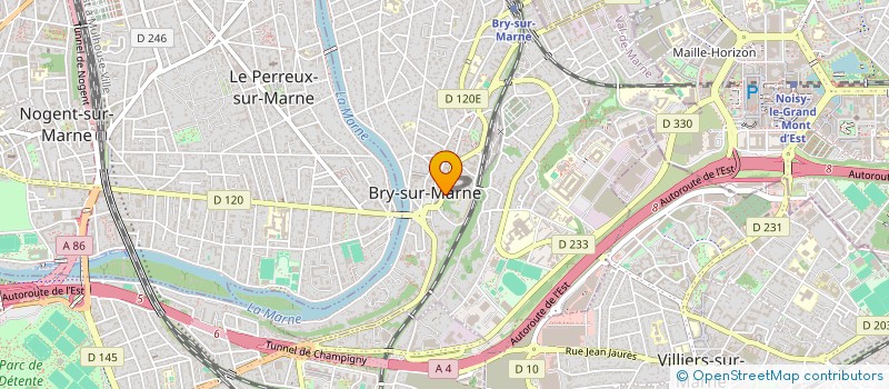 localisation de l'entreprise MADAME LAURENCE GOLDSTEIN  BRY-SUR-MARNE