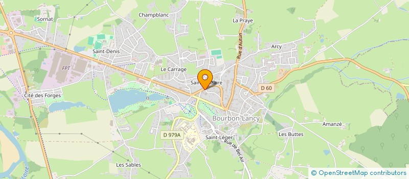 localisation de l'entreprise MADAME LAURENCE GONNARD  BOURBON-LANCY