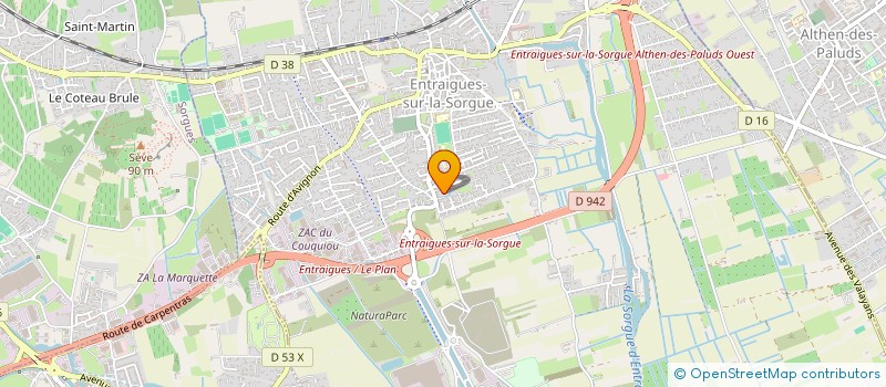 localisation de l'entreprise MADAME LAURENCE GORMOND  ENTRAIGUES-SUR-LA-SORGUE