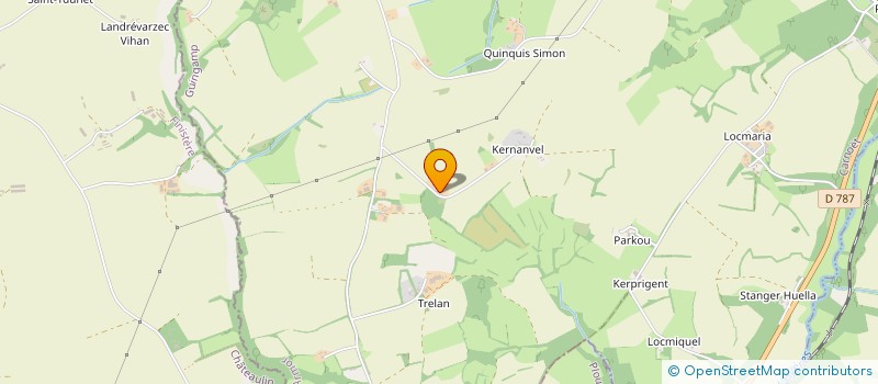 localisation de l'entreprise MADAME LAURENCE GOUEL  CARNOET