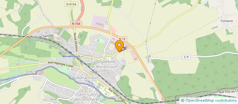 localisation de l'entreprise MADAME LAURENCE GOUMARD  LA MADELEINE-DE-NONANCOURT