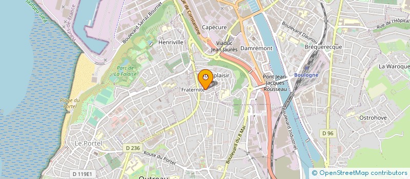 localisation de l'entreprise MADAME LAURENCE GOURNAY  LE PORTEL