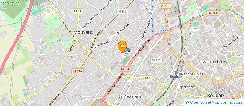 localisation de l'entreprise MADAME LAURENCE GOVET  MOUVAUX