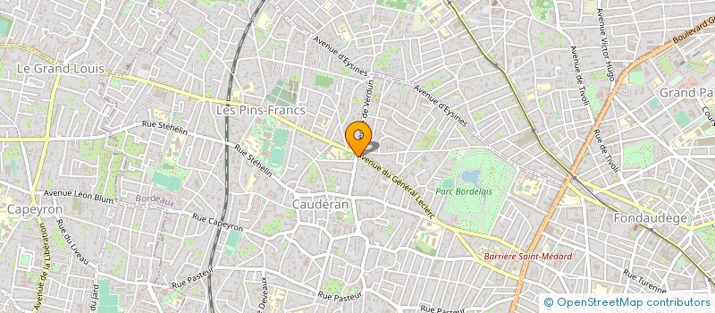 localisation de l'entreprise MADAME LAURENCE GOYAT  MERIGNAC