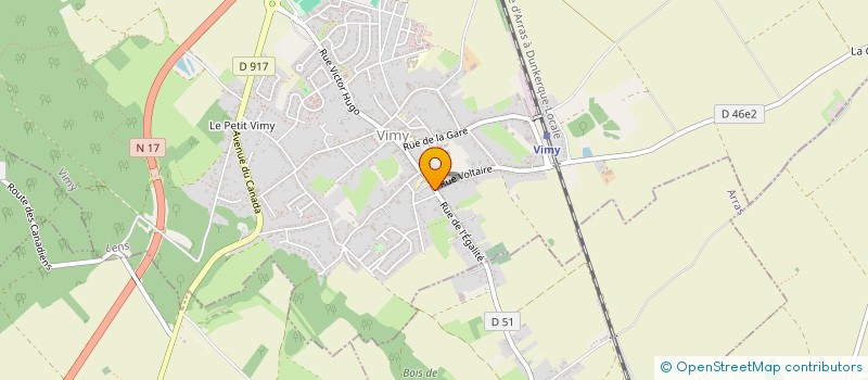 localisation de l'entreprise MADAME LAURENCE GRACNER à VIMY