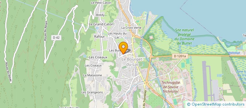 localisation de l'entreprise MADAME LAURENCE GRANET  LE BOURGET-DU-LAC