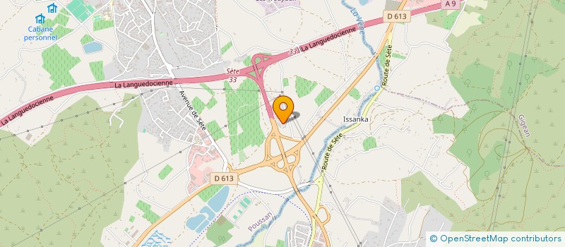 localisation de l'entreprise MADAME LAURENCE GRANIER  POUSSAN