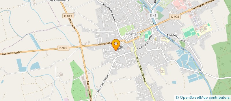 localisation de l'entreprise MADAME LAURENCE GRANIER  MONTECH