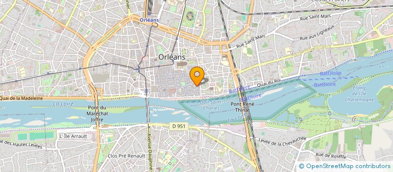 localisation de l'entreprise MADAME LAURENCE GREFFIN  ORLEANS