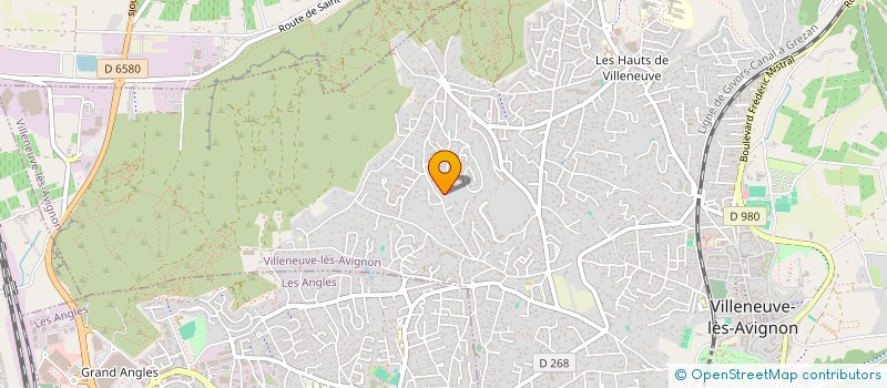 localisation de l'entreprise MADAME LAURENCE GREGOIRE  VILLENEUVE-LES-AVIGNON