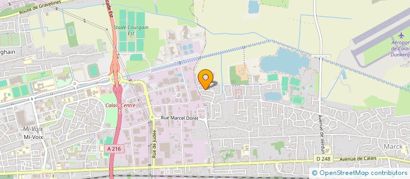 localisation de l'entreprise MADAME LAURENCE GRESSIER  CALAIS