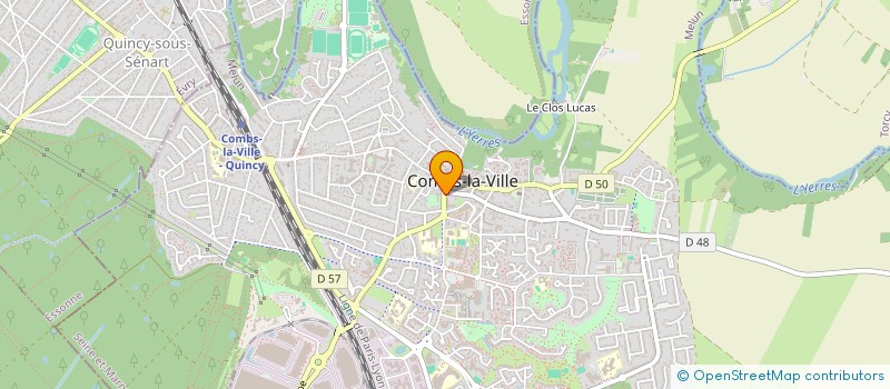 localisation de l'entreprise MADAME LAURENCE GROGUHE  COMBS-LA-VILLE