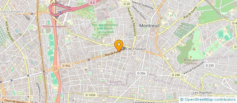 localisation de l'entreprise MADAME LAURENCE GRONDIN à MONTREUIL