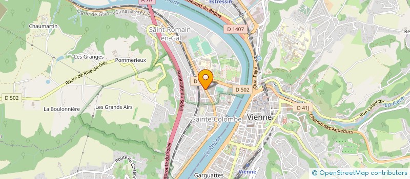 localisation de l'entreprise MADAME LAURENCE GROTZ  SAINT-ROMAIN-EN-GAL