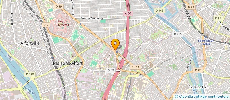 localisation de l'entreprise MADAME LAURENCE GRUMET  MAISONS-ALFORT