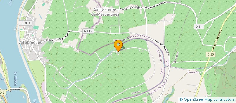 localisation de l'entreprise MADAME LAURENCE GUARDIOLA  VALLABREGUES