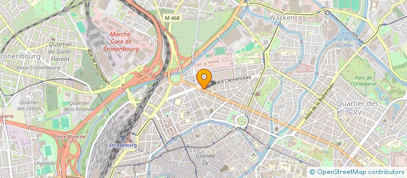 localisation de l'entreprise MADAME LAURENCE GUARESCHI à STRASBOURG