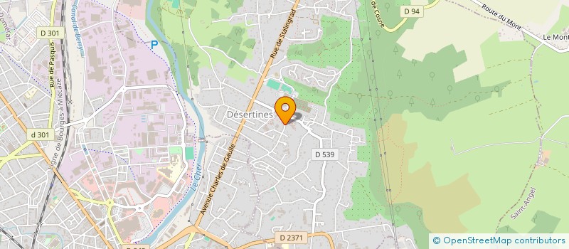 localisation de l'entreprise MADAME LAURENCE GUEDON  DESERTINES