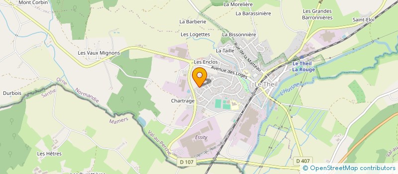 localisation de l'entreprise MADAME LAURENCE GUERCHE à VAL-AU-PERCHE