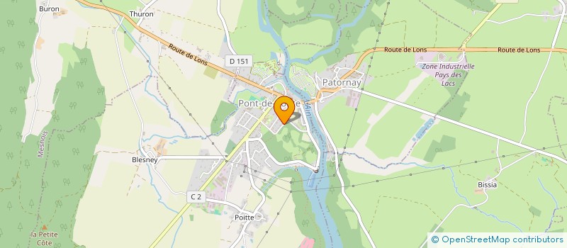 localisation de l'entreprise MADAME LAURENCE GUESSARD  PONT-DE-POITTE