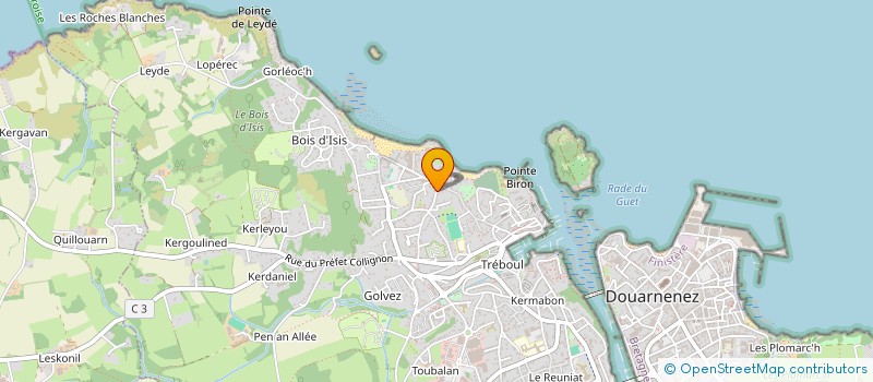 localisation de l'entreprise MADAME LAURENCE GUIDAL  DOUARNENEZ