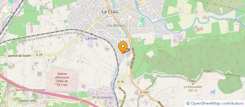 localisation de l'entreprise MADAME LAURENCE GUILBOT  LA CRAU