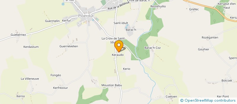 localisation de l'entreprise MADAME LAURENCE GUILLANIC  PLOERDUT