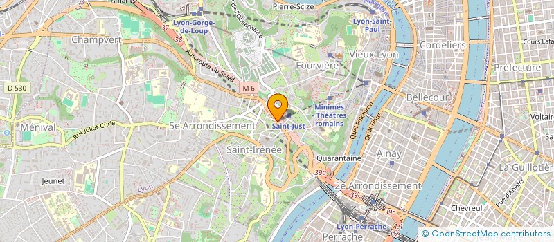 localisation de l'entreprise MADAME LAURENCE GUILLARD  LYON 5EME