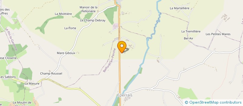 localisation de l'entreprise MADAME LAURENCE GUILLE à BELFORET-EN-PERCHE